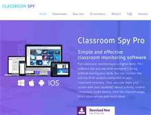 Tablet Screenshot of classroomspy.com